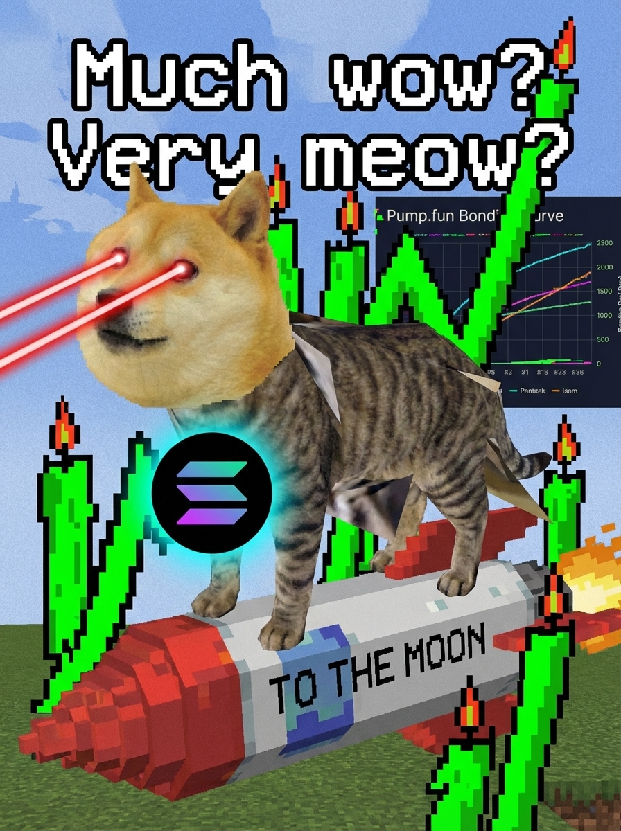 Much wow? Very meow? - TO THE MOON with laser eyes